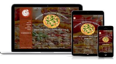 thiết kế web mẫu nhà hàng pizzzzza #00041
