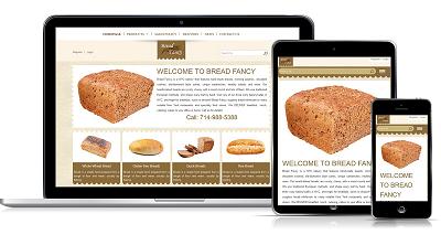 thiết kế web mẫu tiệm bánh mì #00038